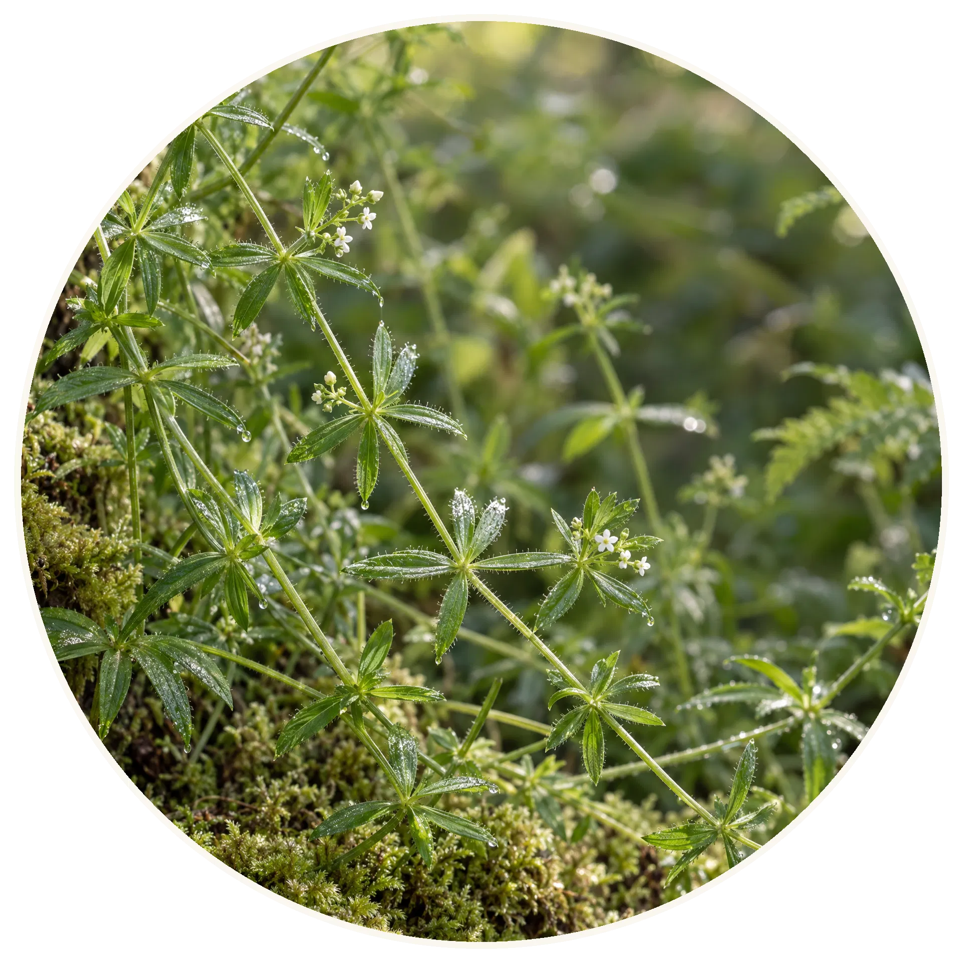 Cleavers plant