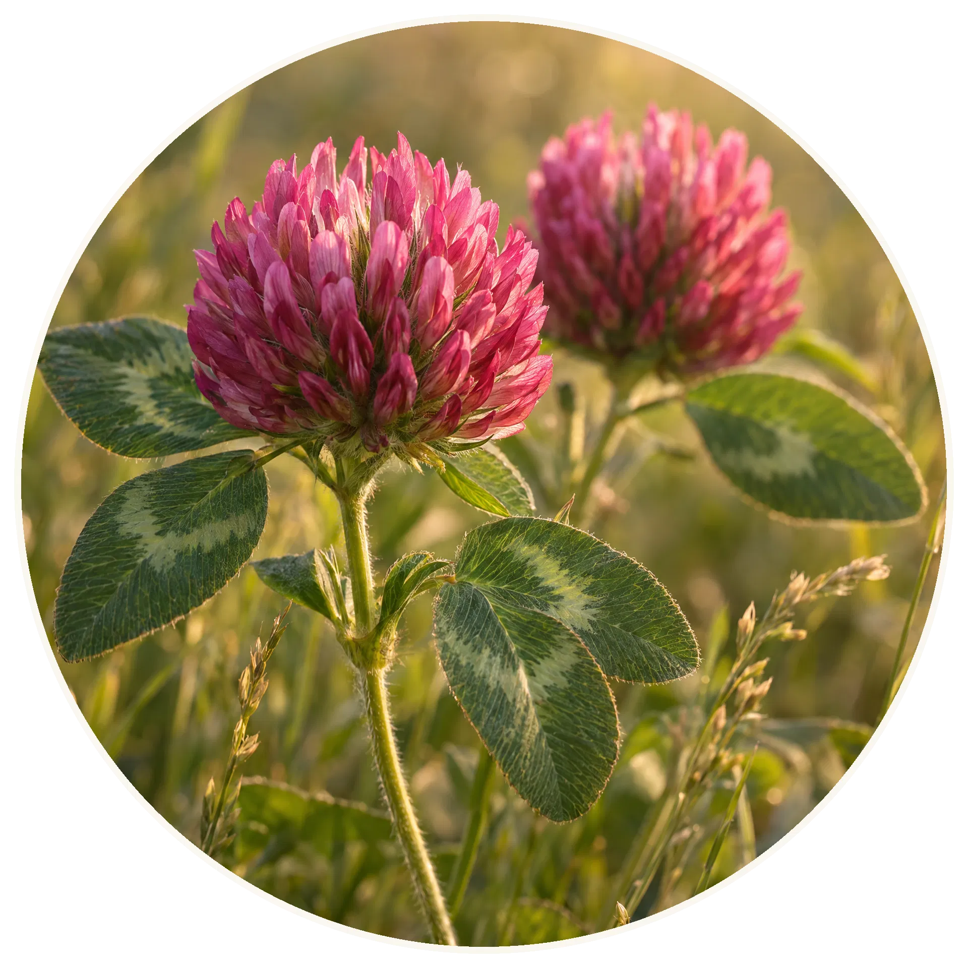 Red clover flower