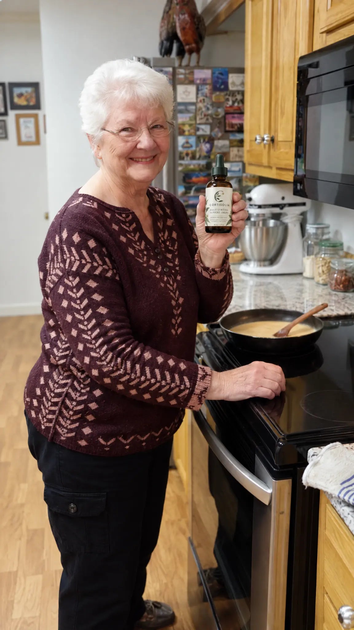 Cortisolia customer routine photo